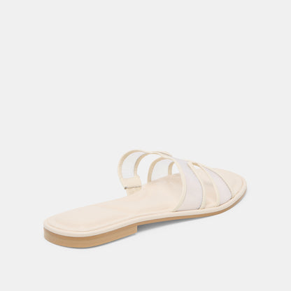 FLORI SANDALS OFF WHITE MESH