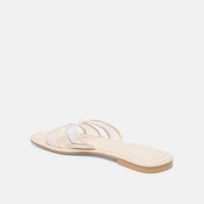 FLORI SANDALS OFF WHITE MESH