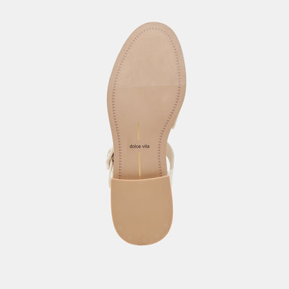 HOLIS SANDALS WHITE MULTI RAFFIA