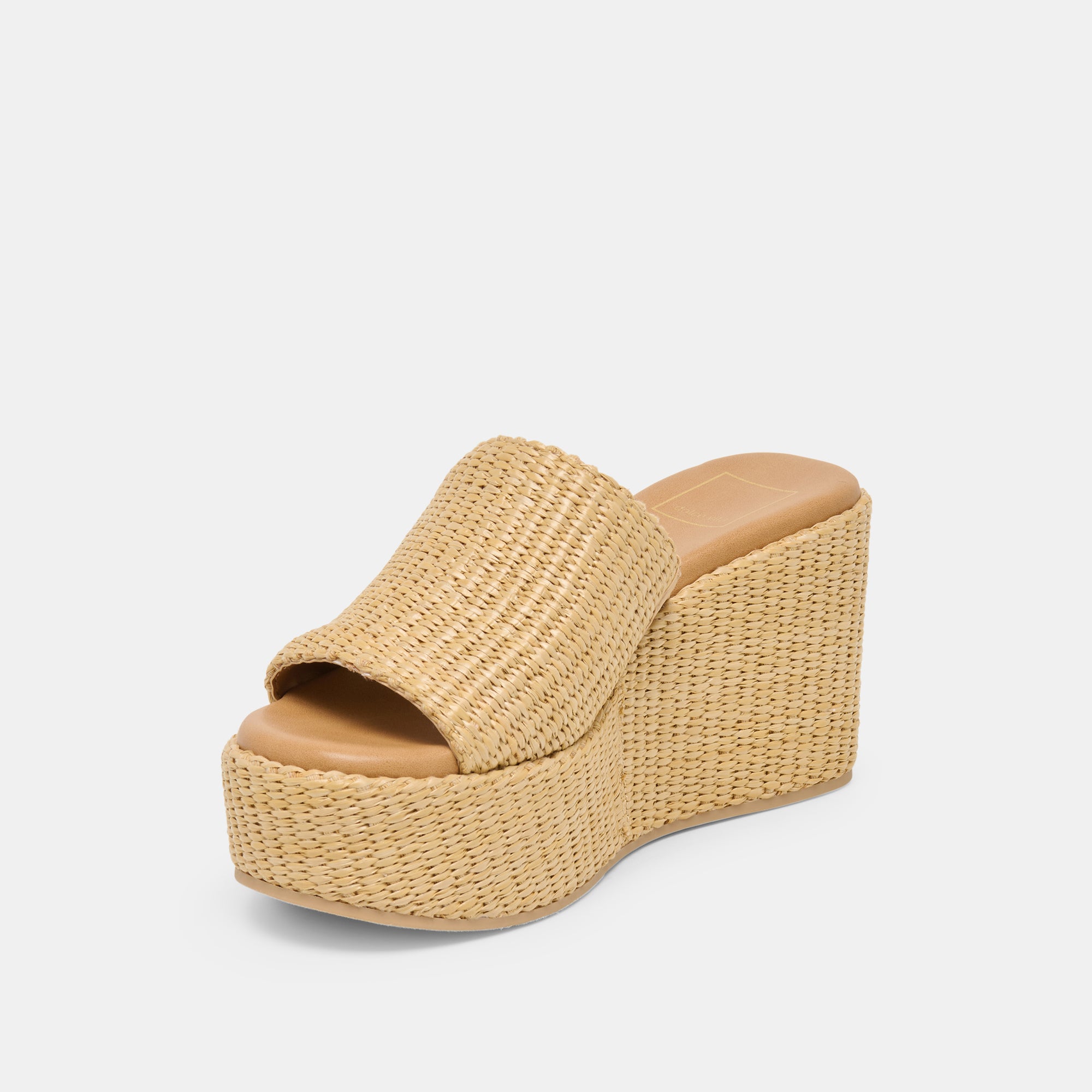 JOCLYN WIDE WEDGES LT NATURAL RAFFIA - view 4