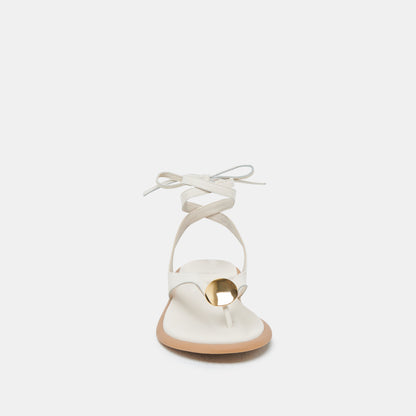 JUDY SANDALS BONE LEATHER