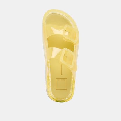 JULIO SANDALS LEMON VINYL