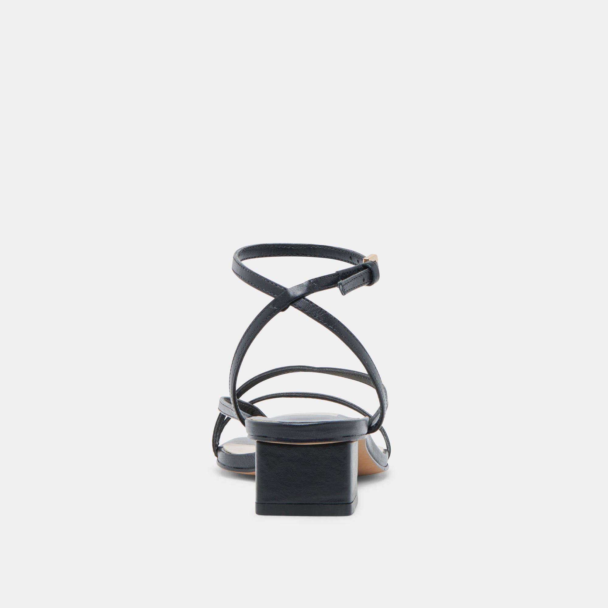 KARLOS WIDE SANDALS BLACK LEATHER - view 7