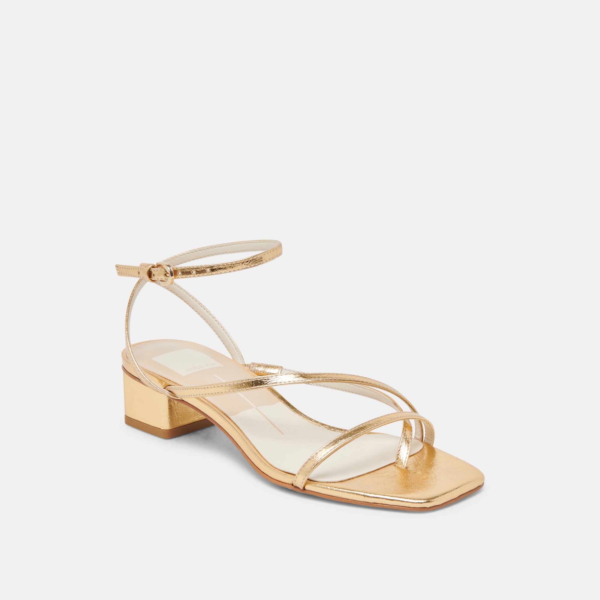 KARLOS WIDE SANDALS GOLD METALLIC STELLA - view 2