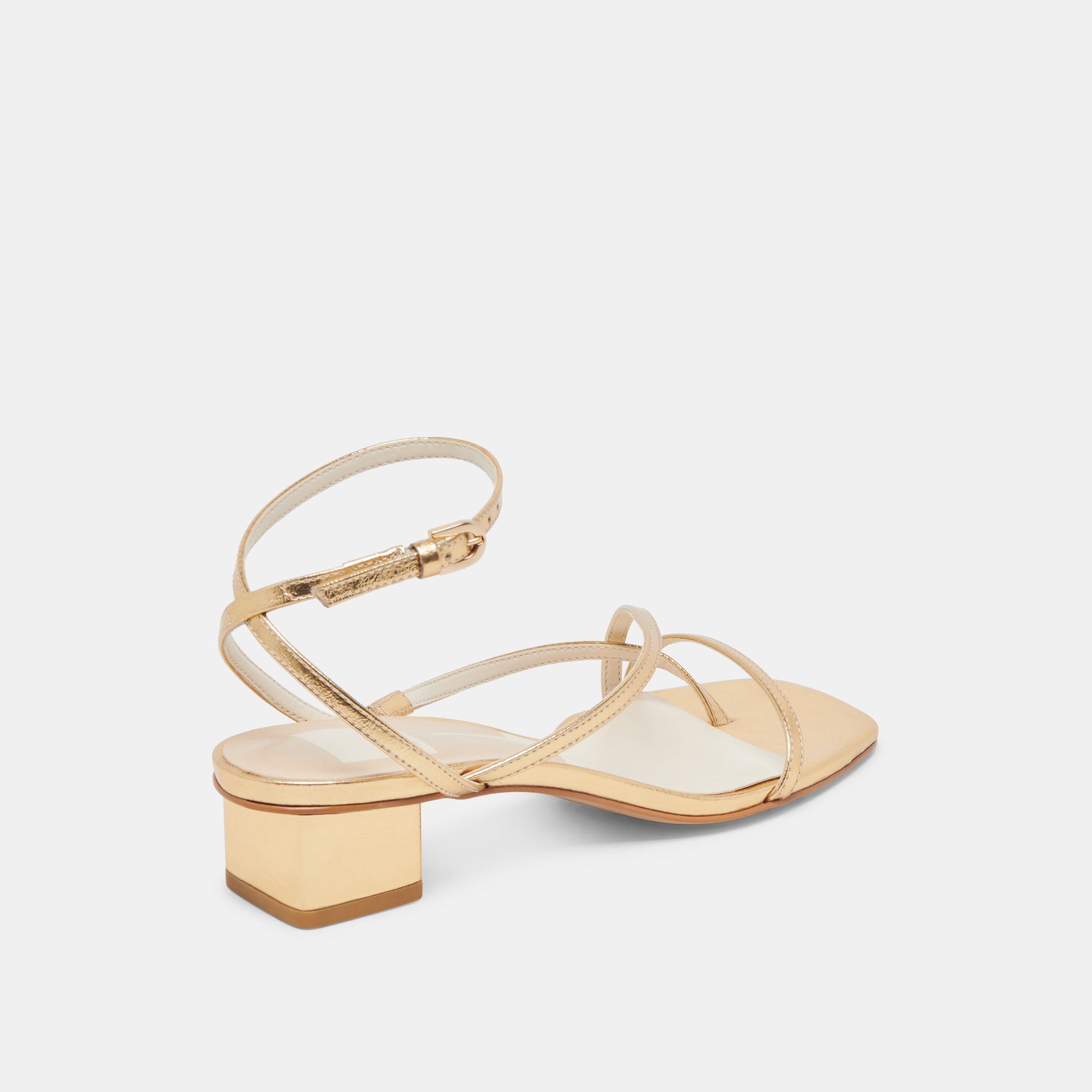 KARLOS WIDE SANDALS GOLD METALLIC STELLA - view 3