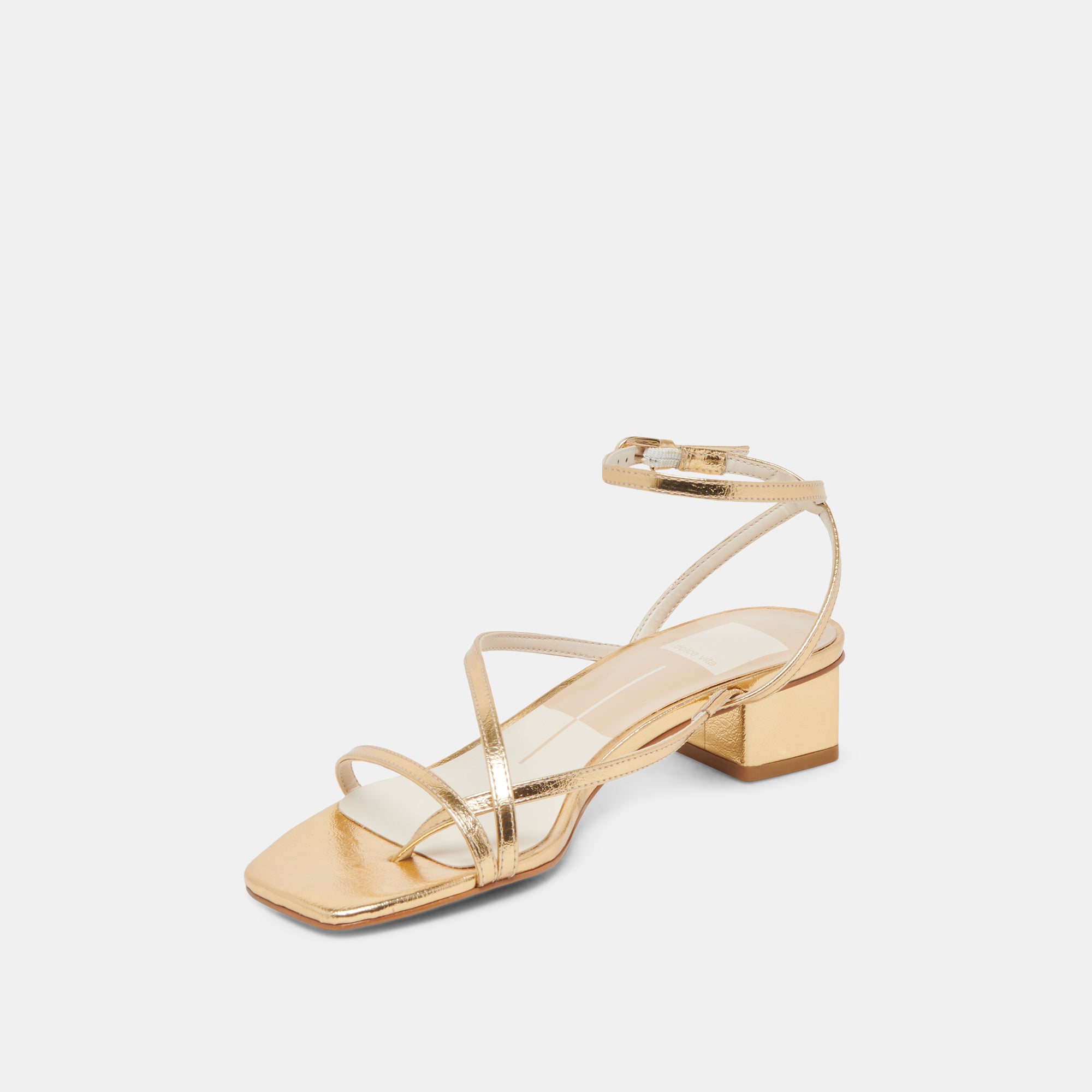 KARLOS WIDE SANDALS GOLD METALLIC STELLA - view 4