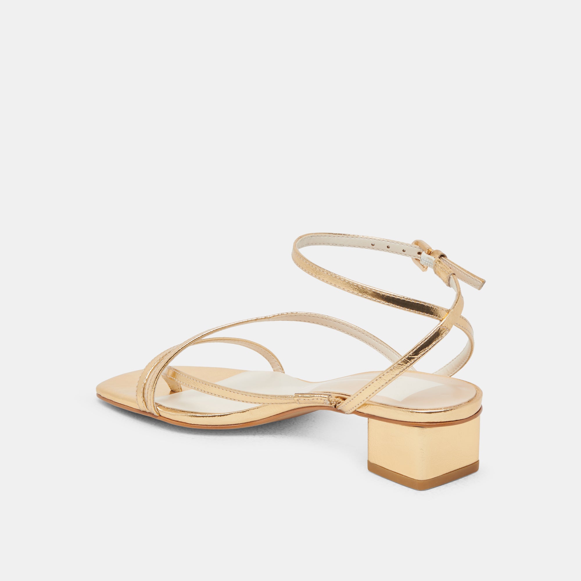 KARLOS WIDE SANDALS GOLD METALLIC STELLA - view 5
