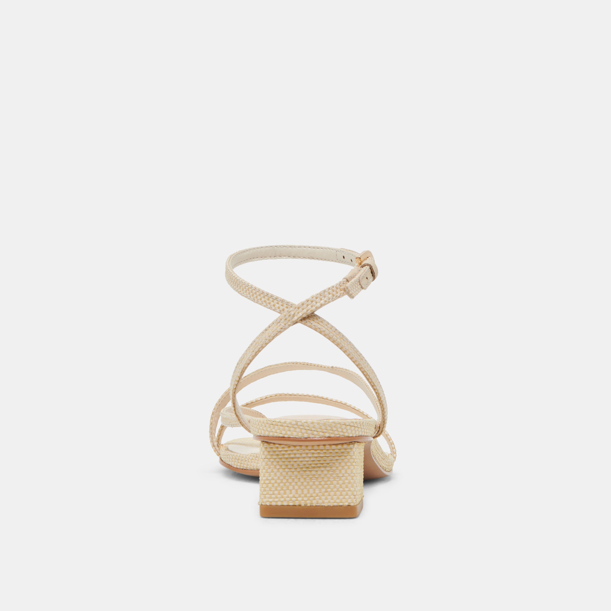 KARLOS WIDE SANDALS NATURAL WOVEN RAFFIA - view 7