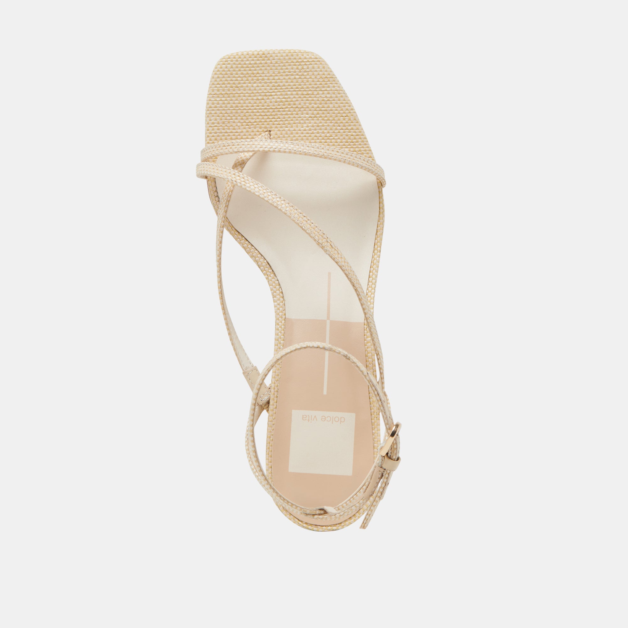 KARLOS WIDE SANDALS NATURAL WOVEN RAFFIA - view 8