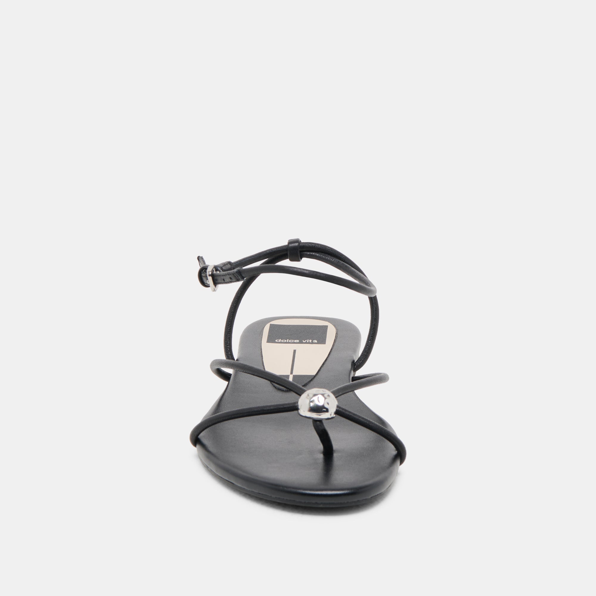 KENLEY SANDALS BLACK LEATHER