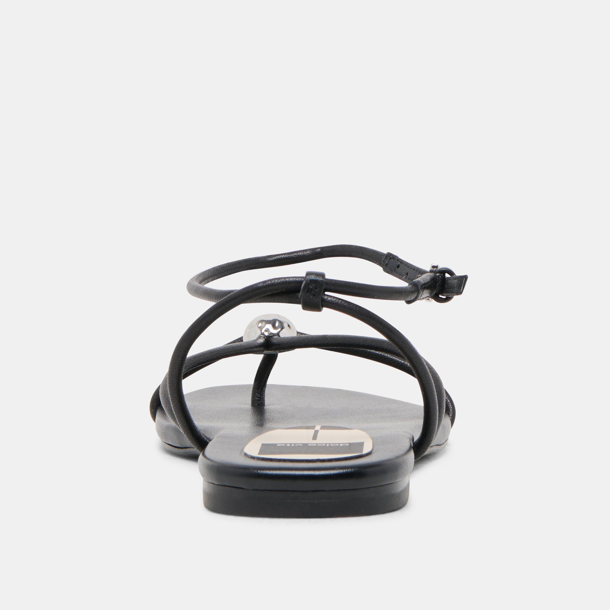 KENLEY SANDALS BLACK LEATHER