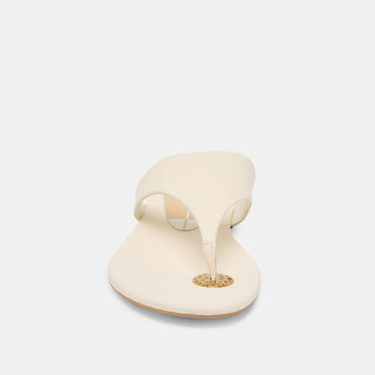 KITTLE SANDALS OFF WHITE LEATHER