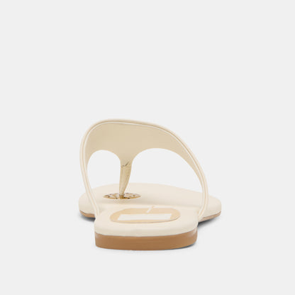 KITTLE SANDALS OFF WHITE LEATHER