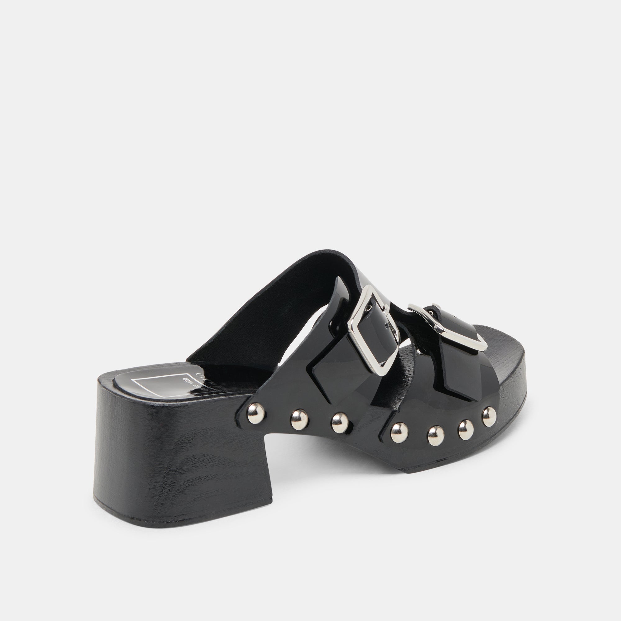 MELODY HEELS BLACK LEATHER - view 3