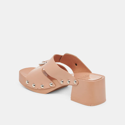 MELODY HEELS TAN LEATHER