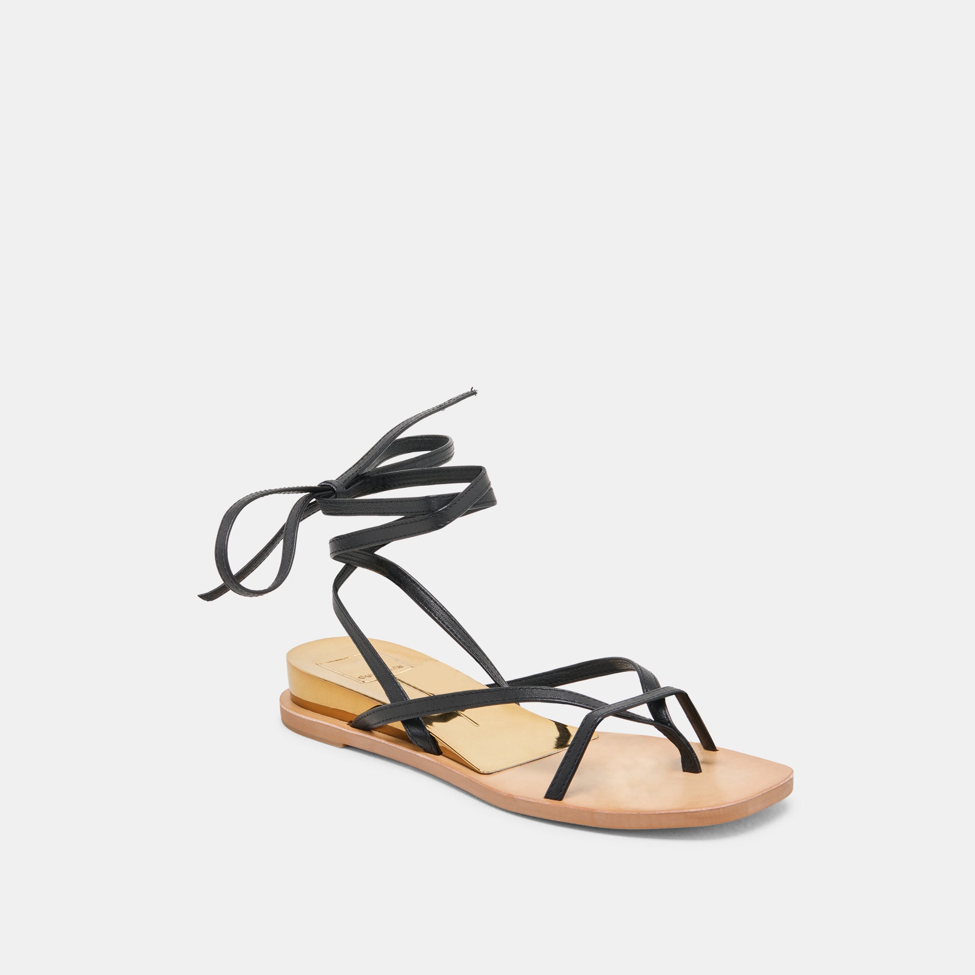 RUDIE SANDALS BLACK LEATHER - view 2