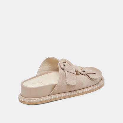 SHAUNY SANDALS DK TAUPE SUEDE