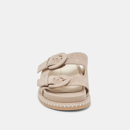 SHAUNY SANDALS DK TAUPE SUEDE