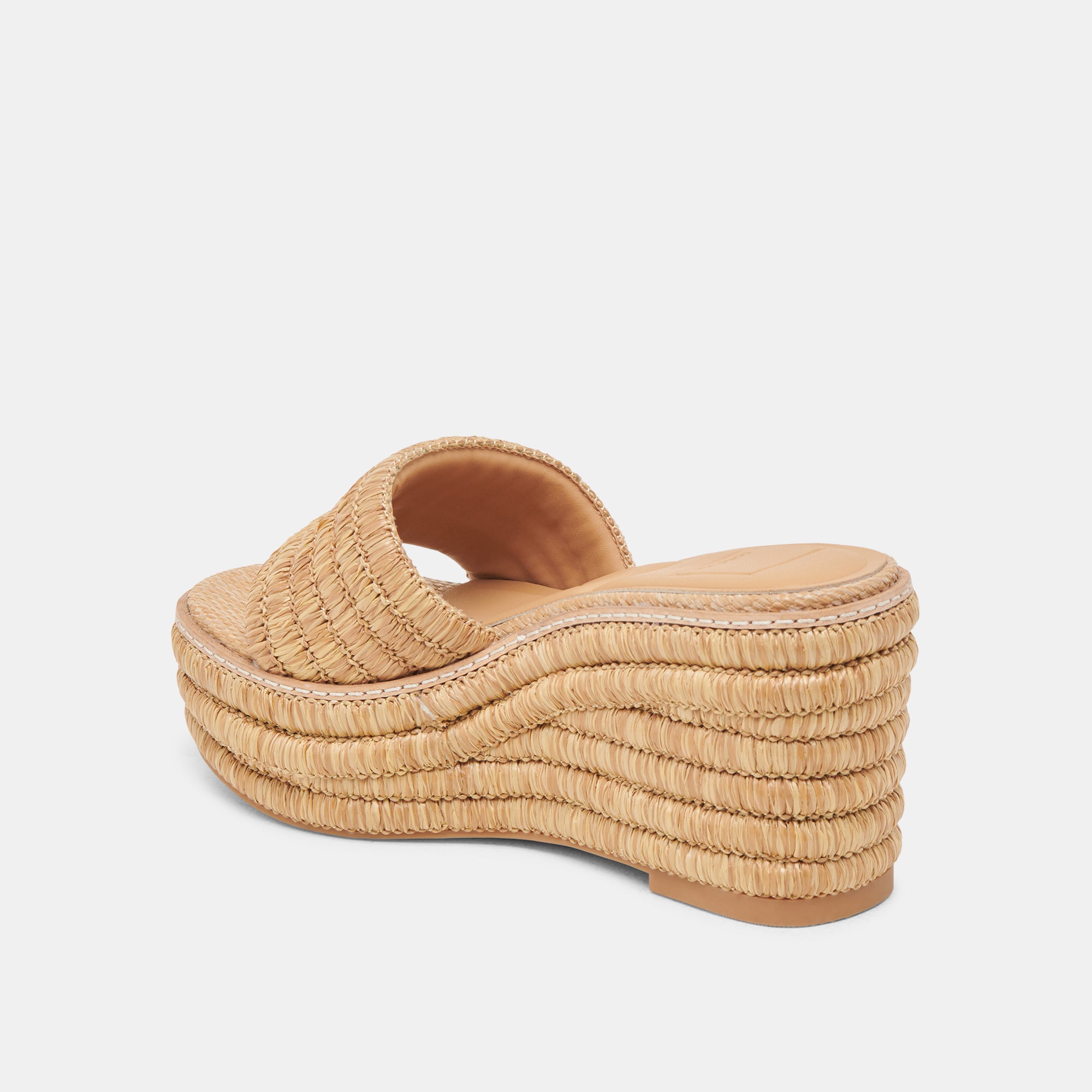 THRONE WIDE WEDGES LT NATURAL RAFFIA - view 5