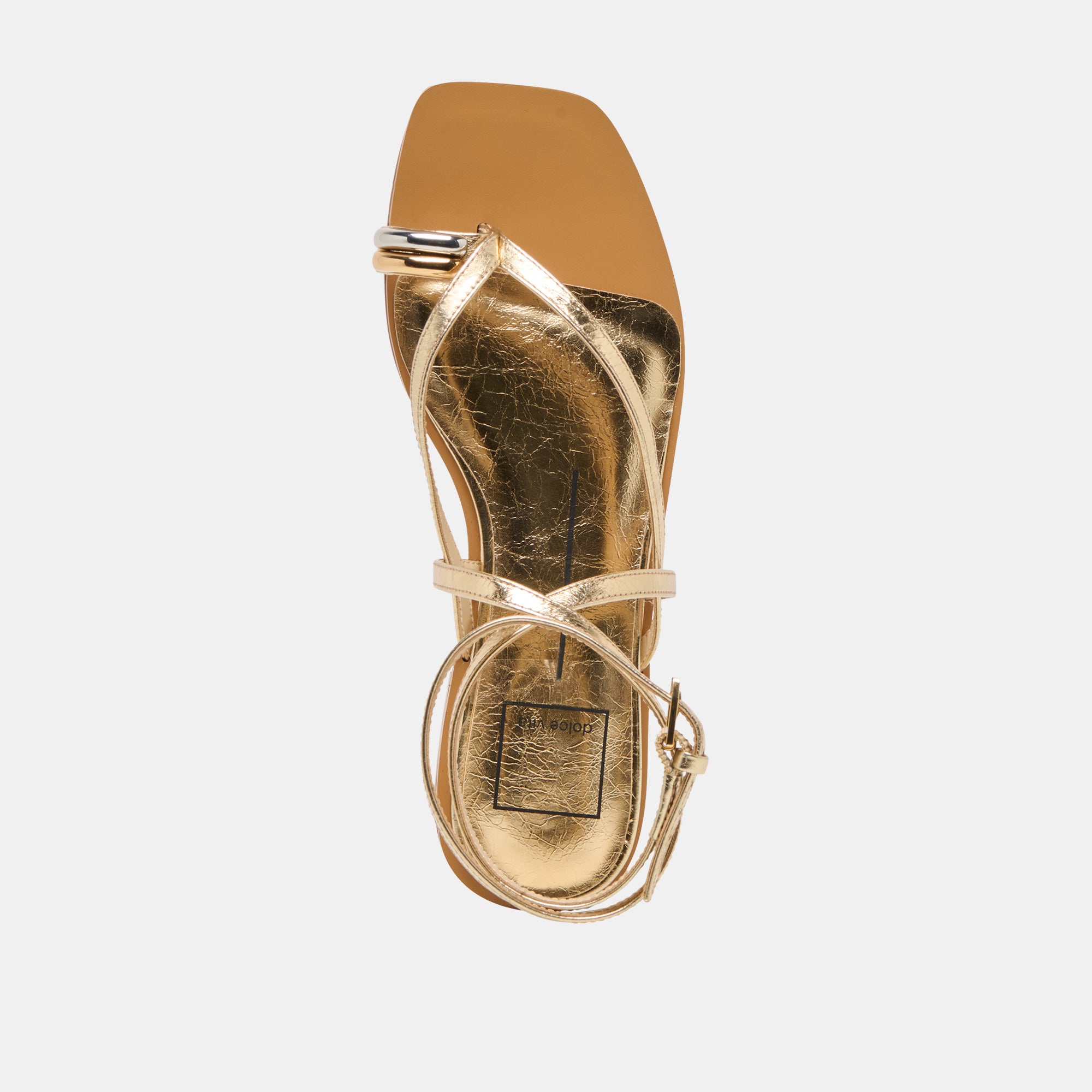 TYRICE SANDALS GOLD LEATHER