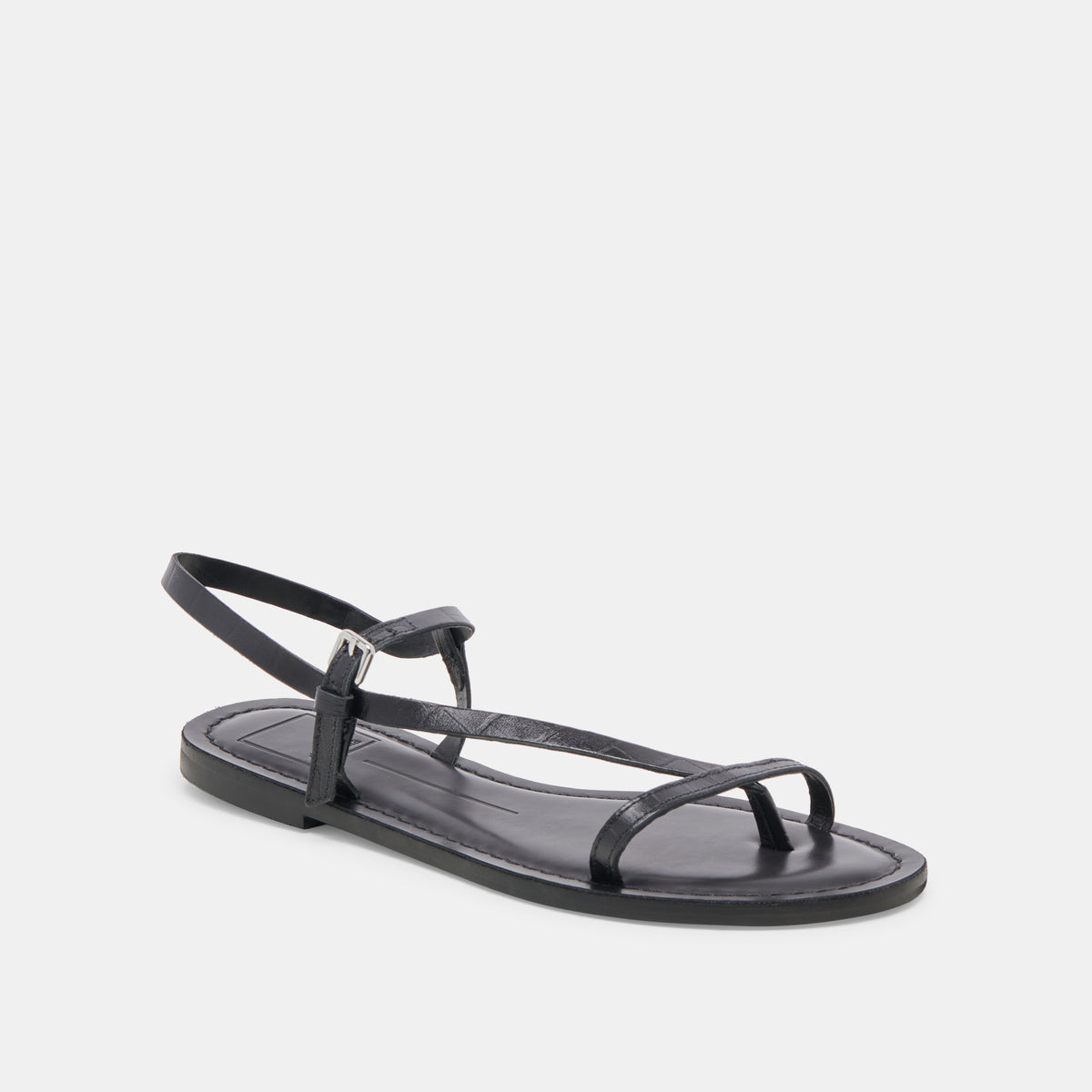 WANDRE SANDALS NOIR EMBOSSED LEATHER - view 2