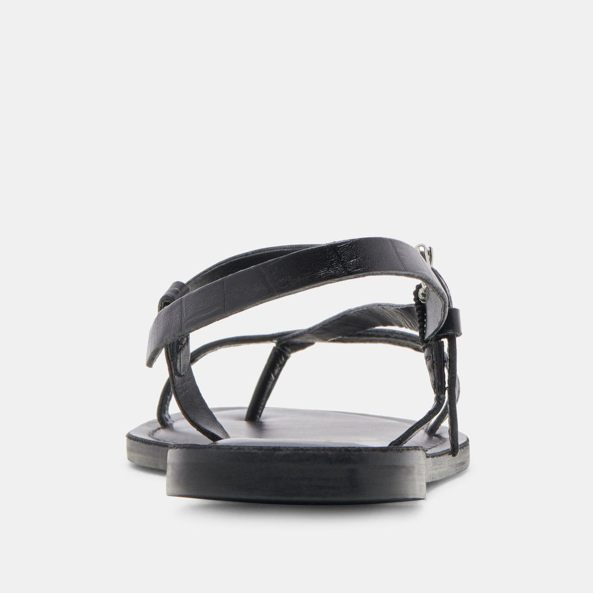 WANDRE SANDALS NOIR EMBOSSED LEATHER - view 7