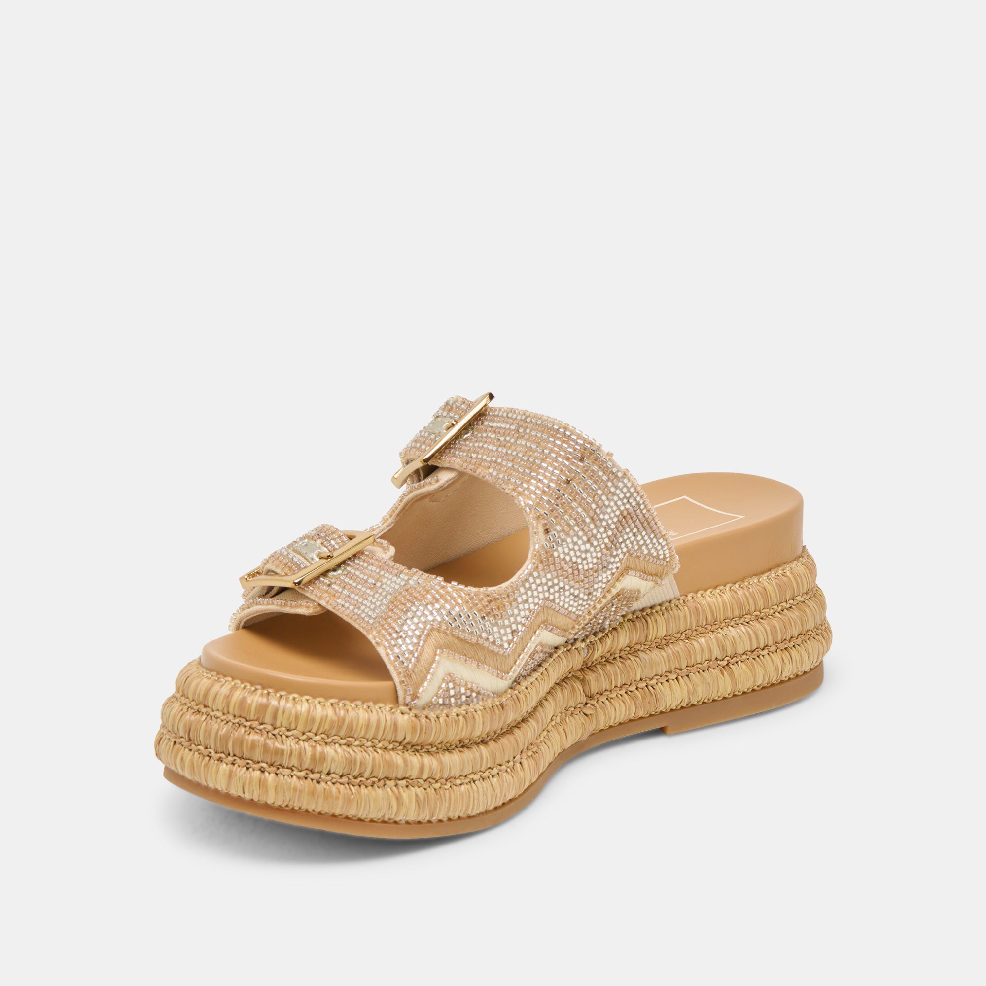 WIXIE SANDALS GOLD MULTI BEADS - view 6