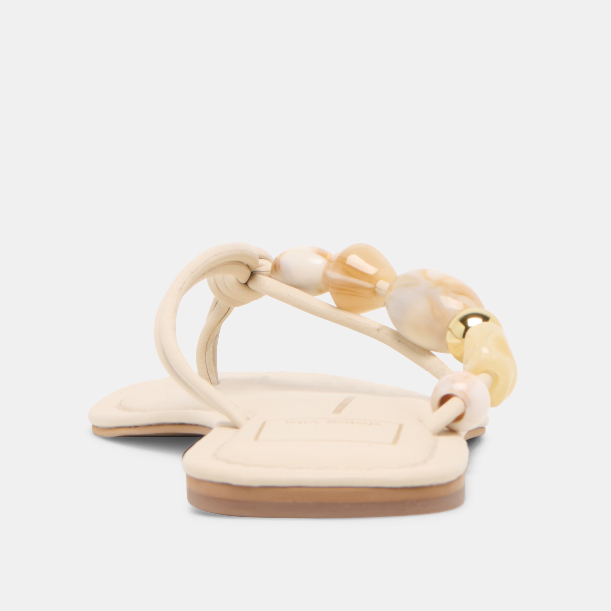 CELY SANDALS IVORY LEATHER - view 7