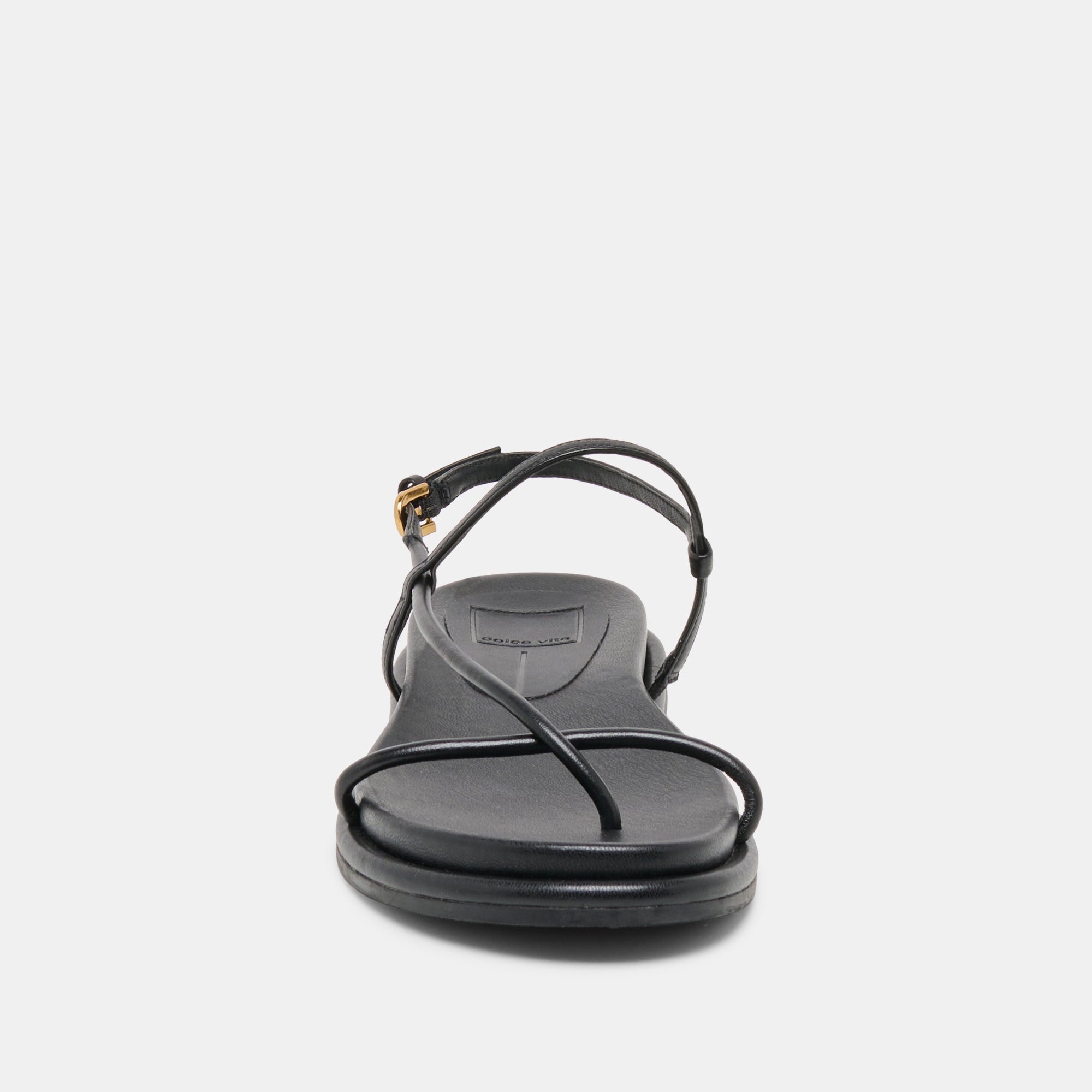 DOM SANDALS BLACK LEATHER - view 6