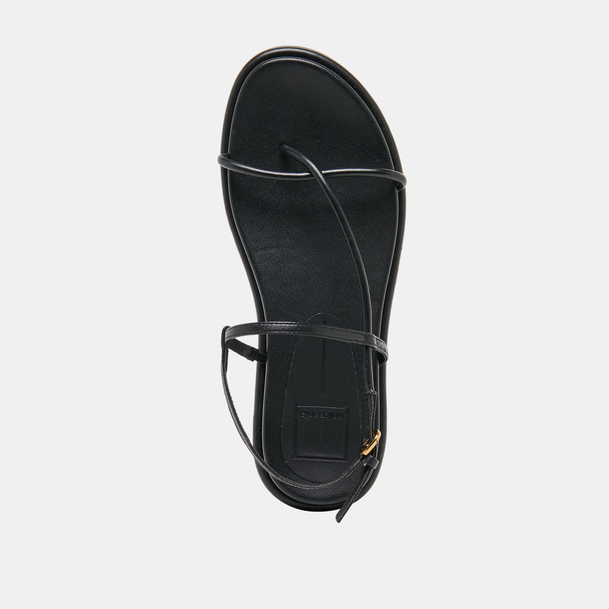 DOM SANDALS BLACK LEATHER - view 8