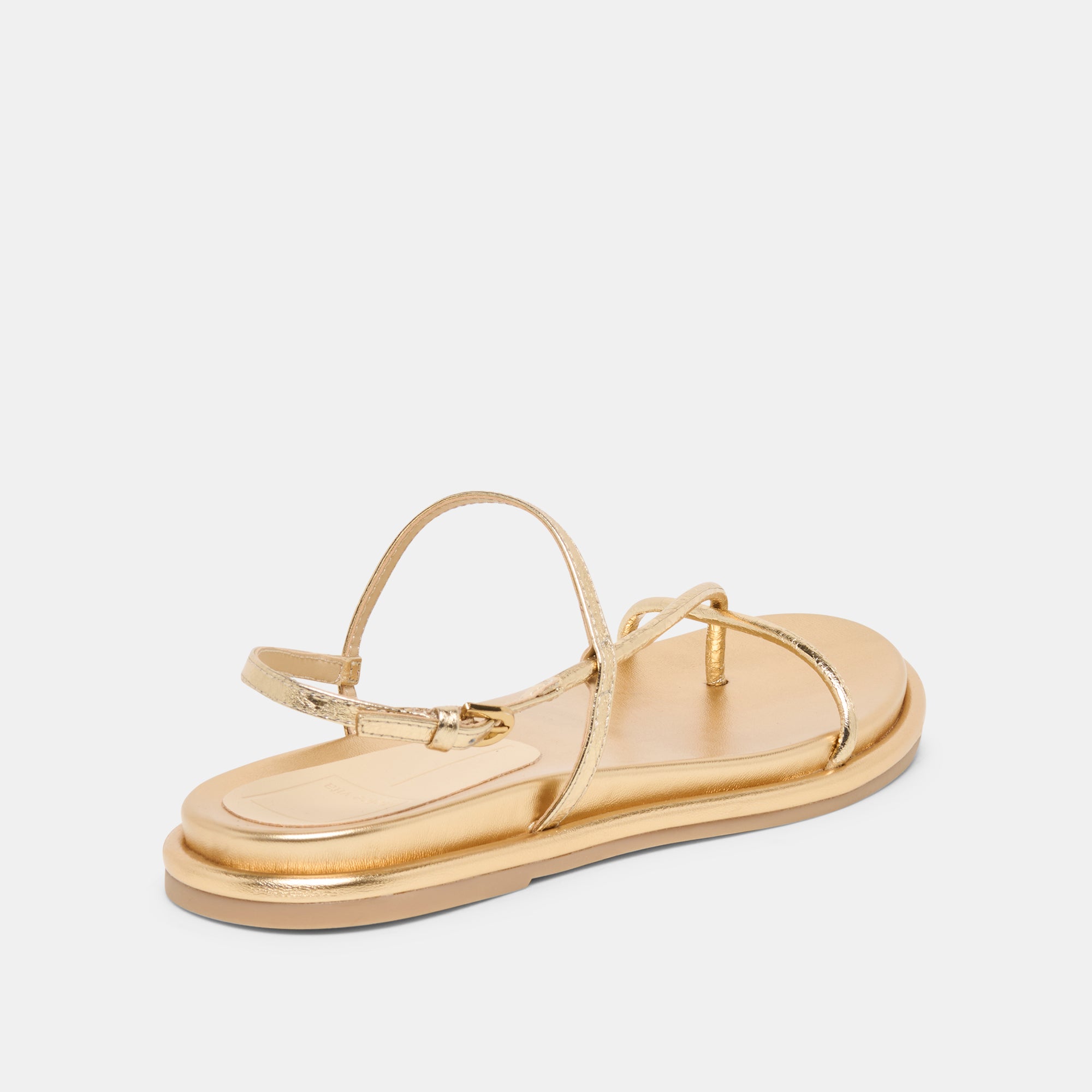 DOM SANDALS GOLD DISTRESSED LEATHER - view 5