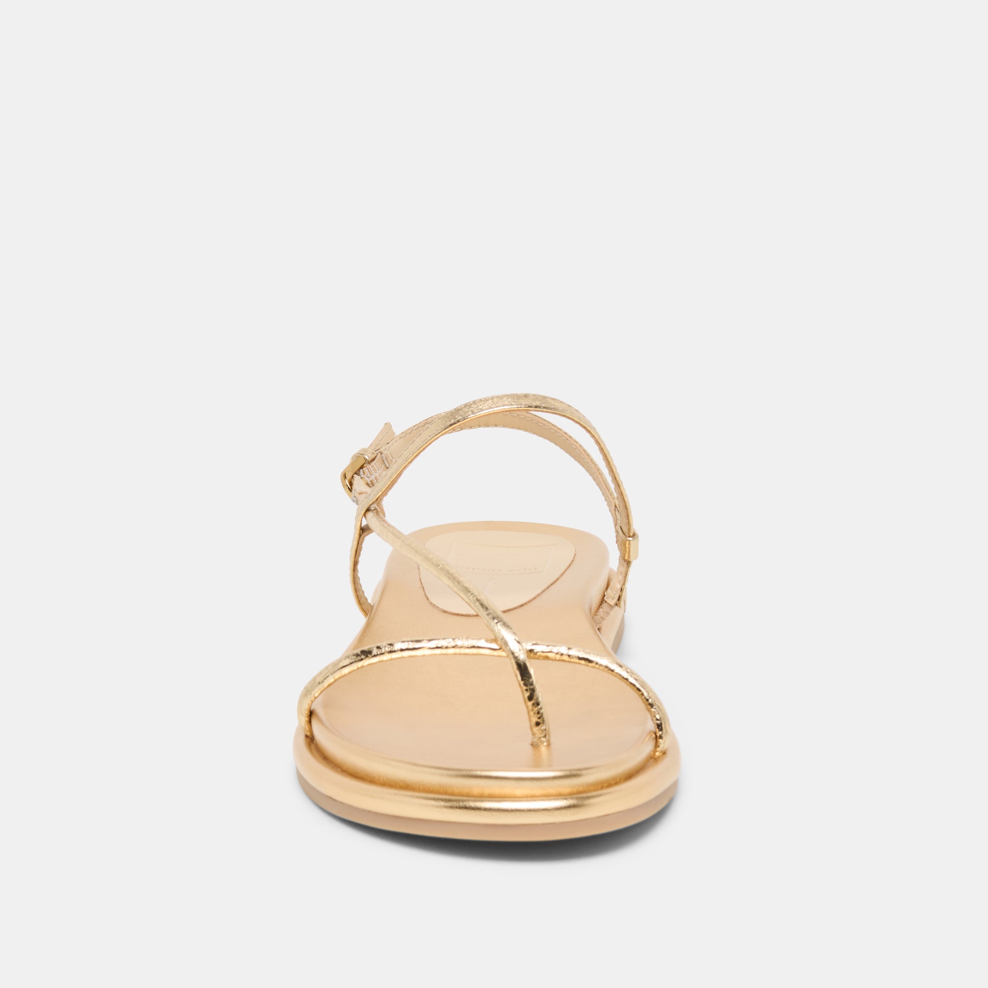 DOM SANDALS GOLD DISTRESSED LEATHER - view 8