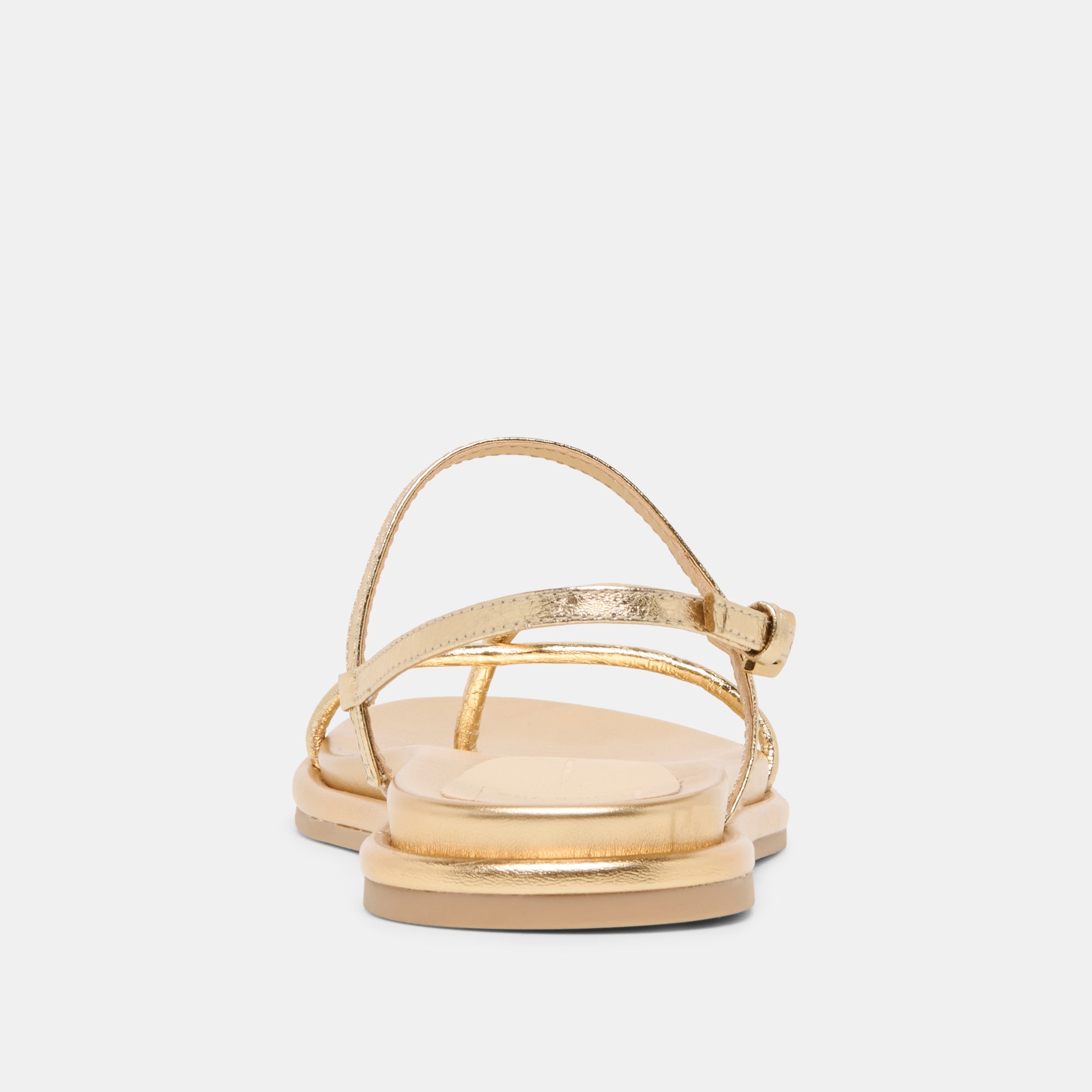 DOM SANDALS GOLD DISTRESSED LEATHER - view 9