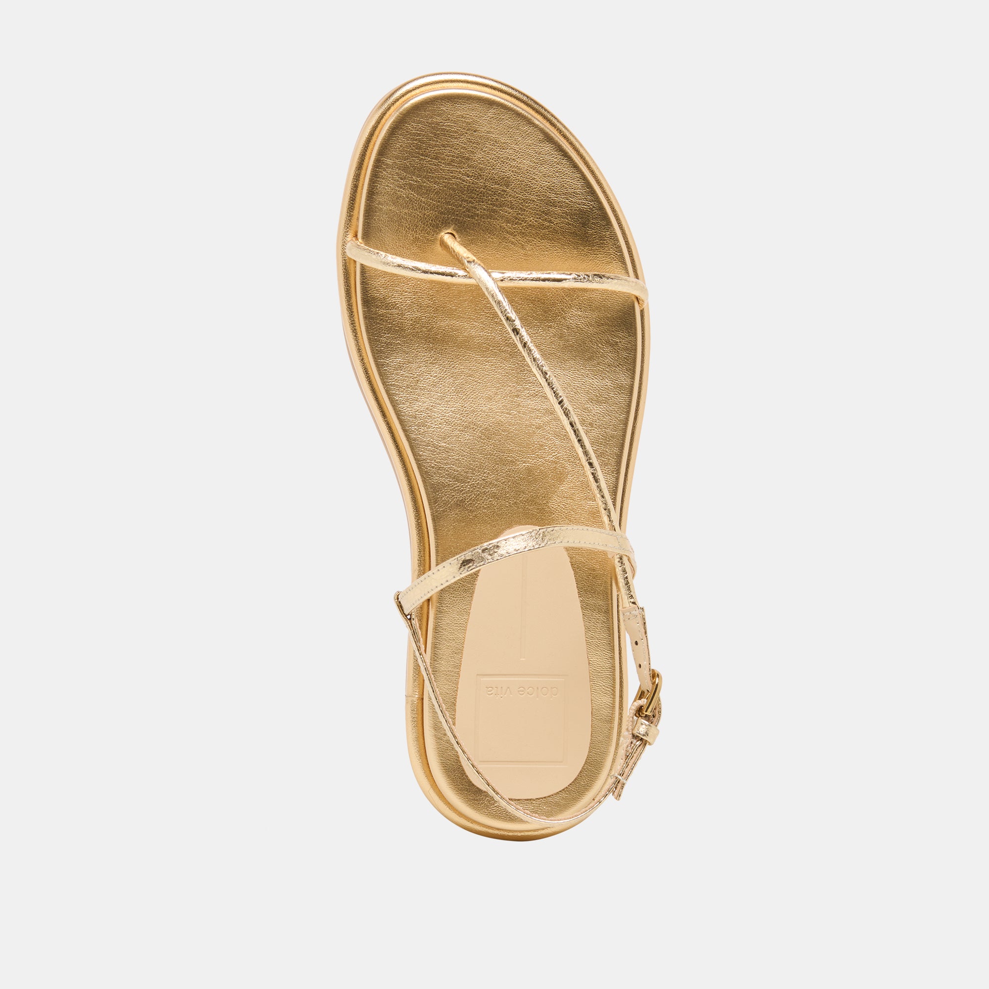 DOM SANDALS GOLD DISTRESSED LEATHER - view 10