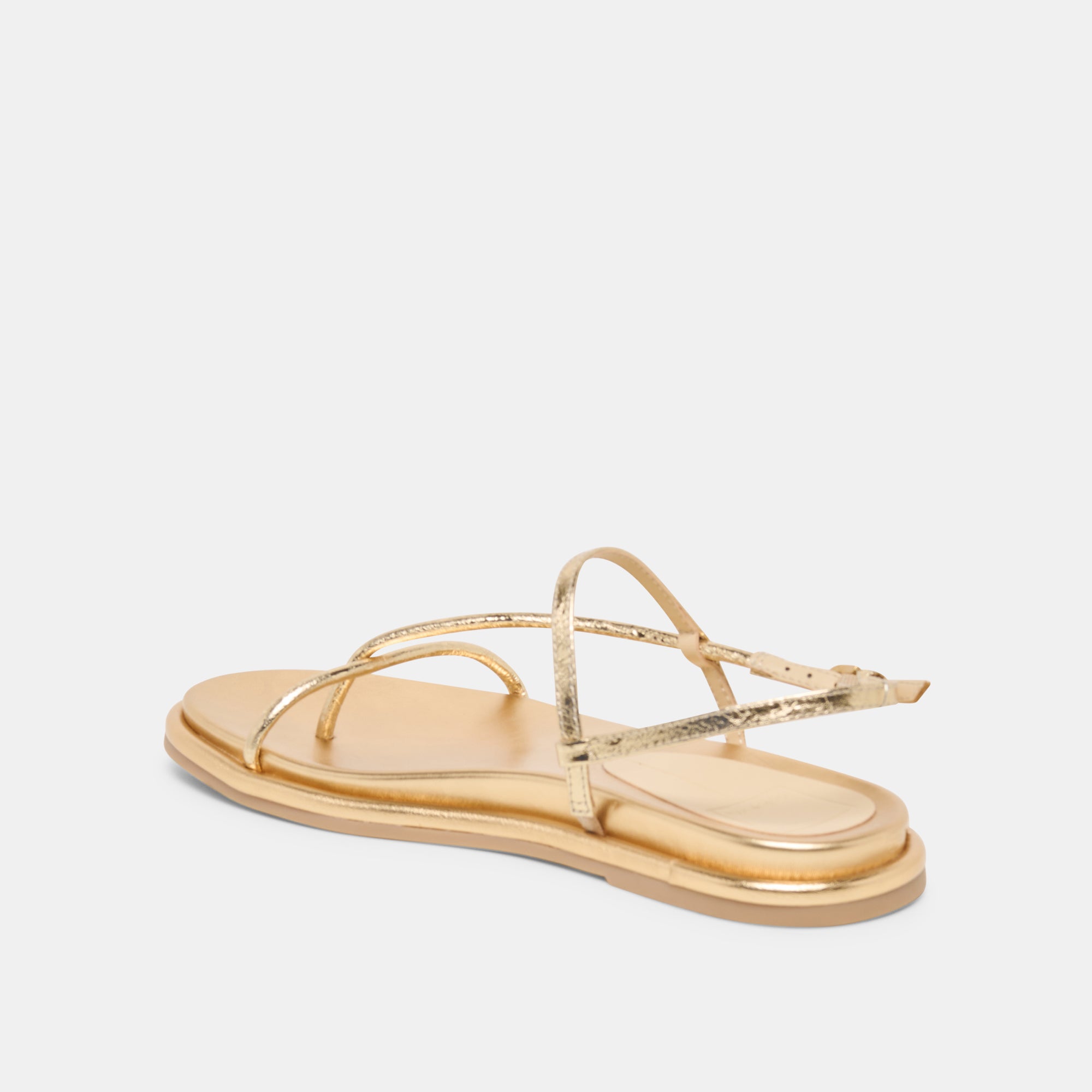 DOM SANDALS GOLD DISTRESSED LEATHER - view 7