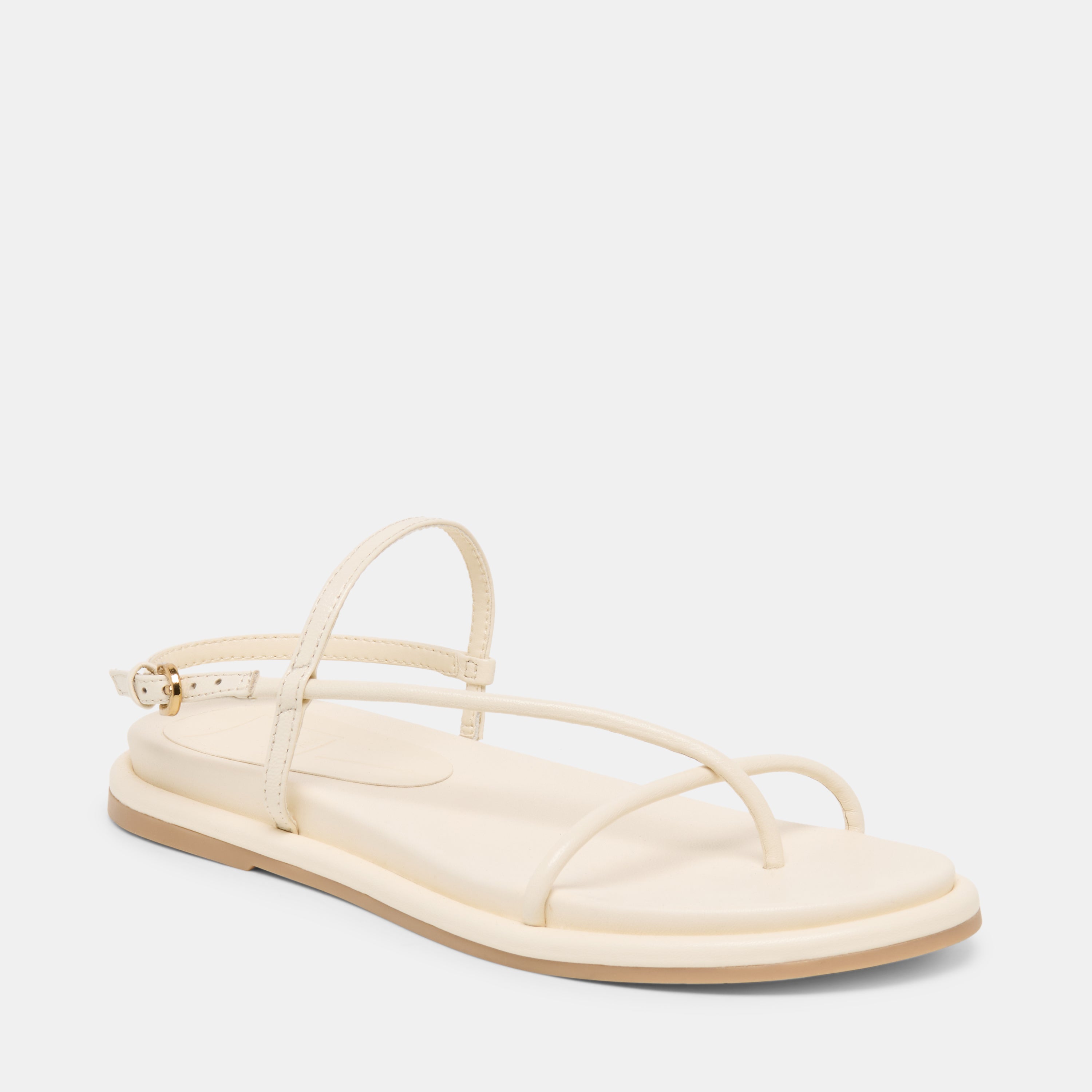 DOM SANDALS OFF WHITE LEATHER - view 2