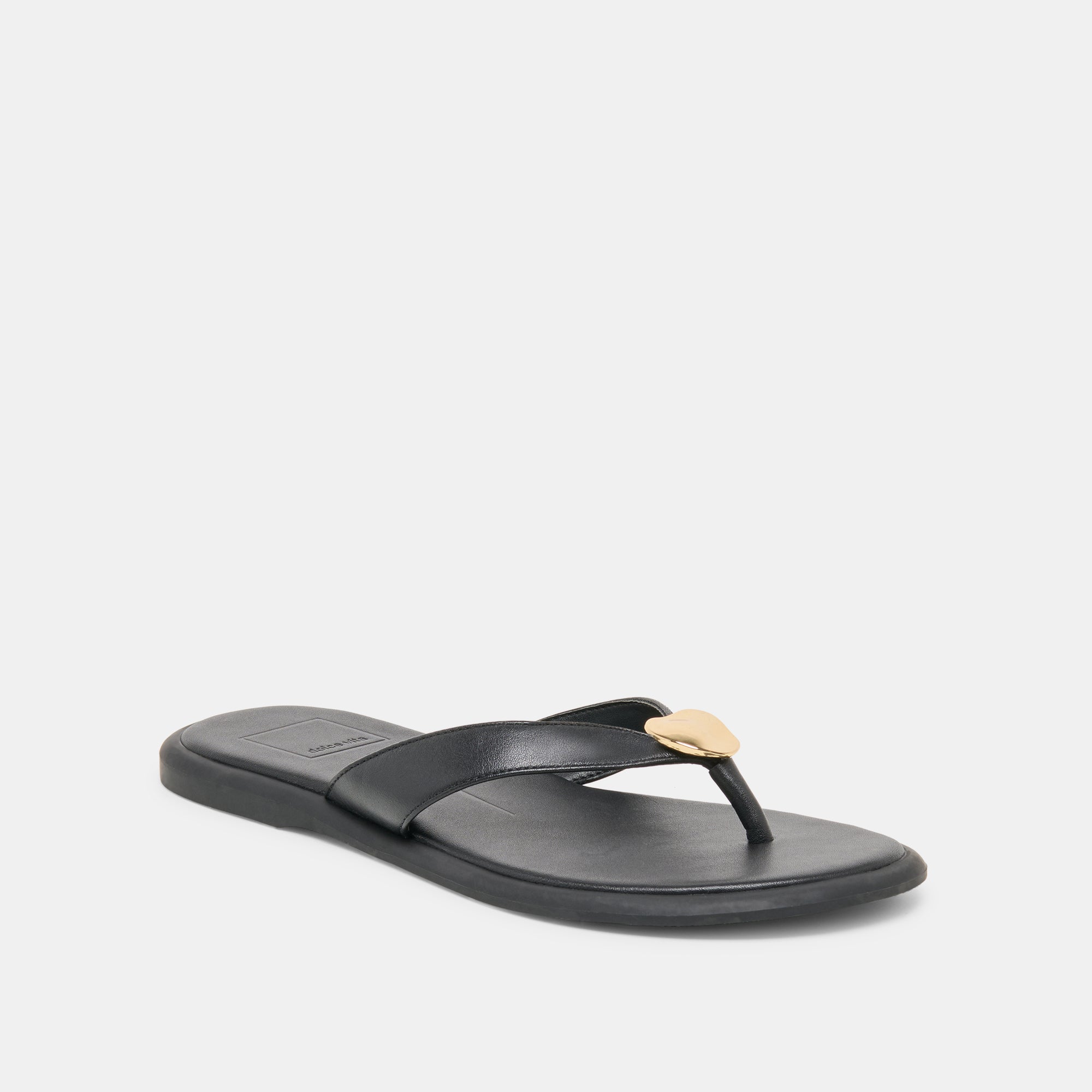 JAINA SANDALS BLACK LEATHER - view 3