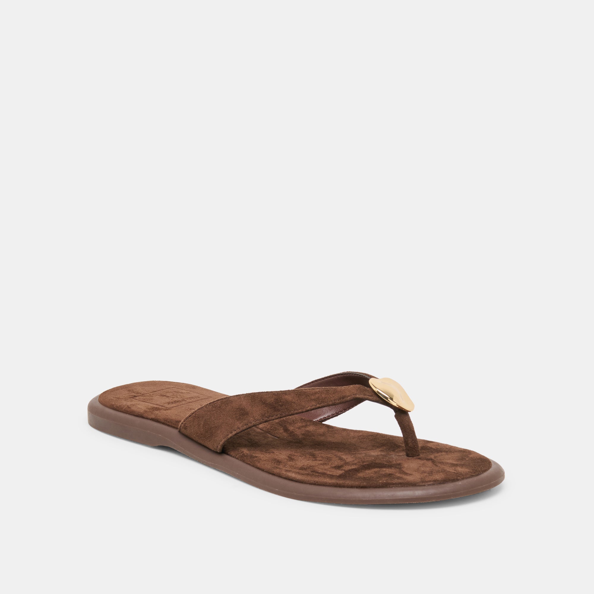 JAINA SANDALS DK BROWN SUEDE - view 2