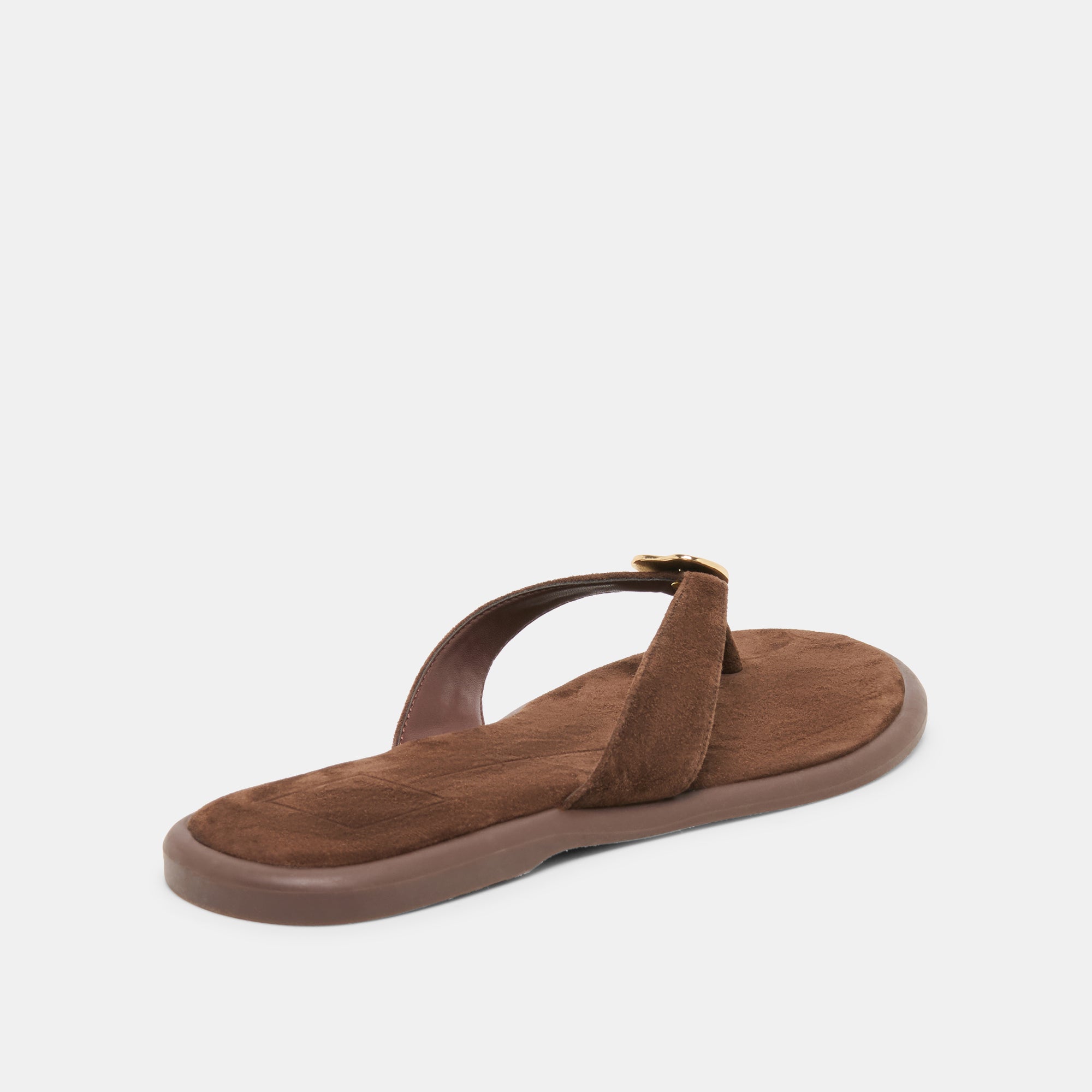 JAINA SANDALS DK BROWN SUEDE - view 3