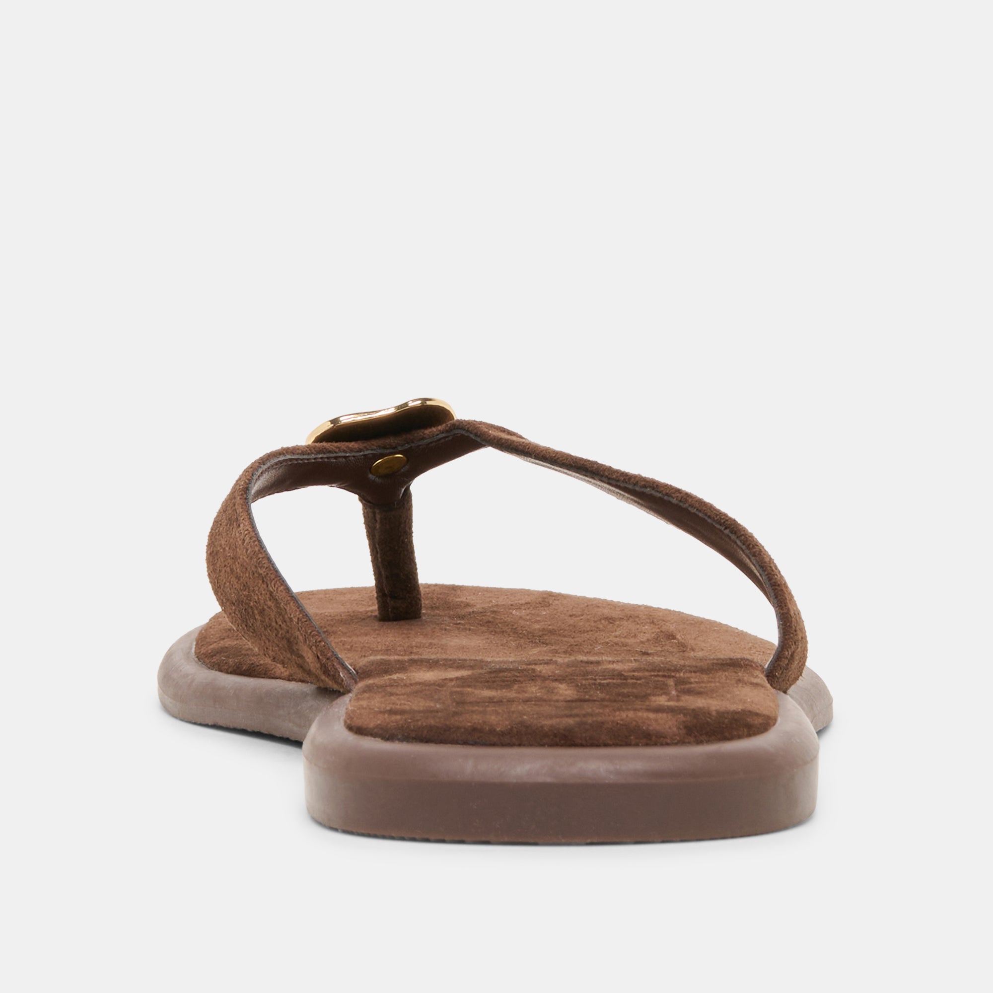 JAINA SANDALS DK BROWN SUEDE - view 7