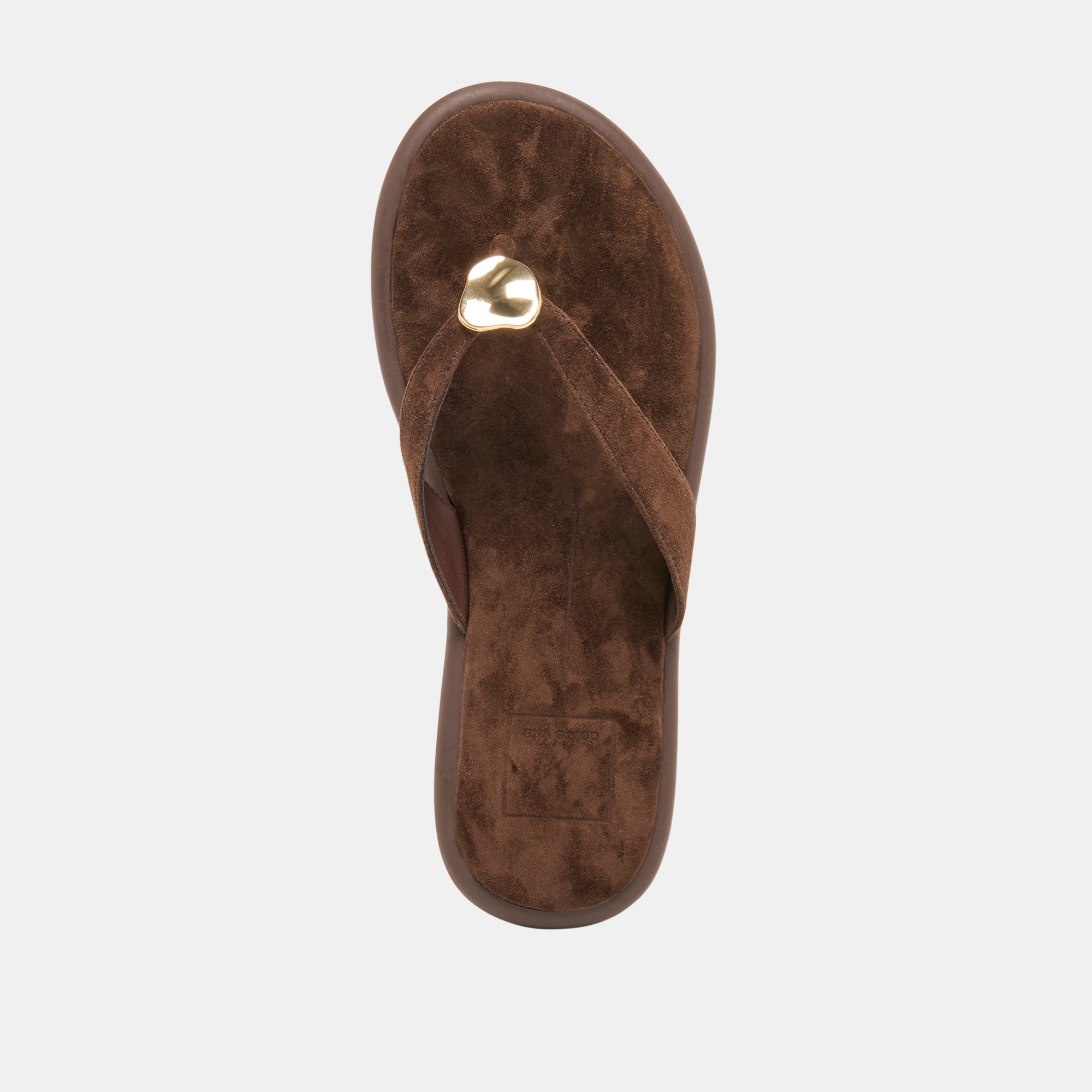 JAINA SANDALS DK BROWN SUEDE - view 8