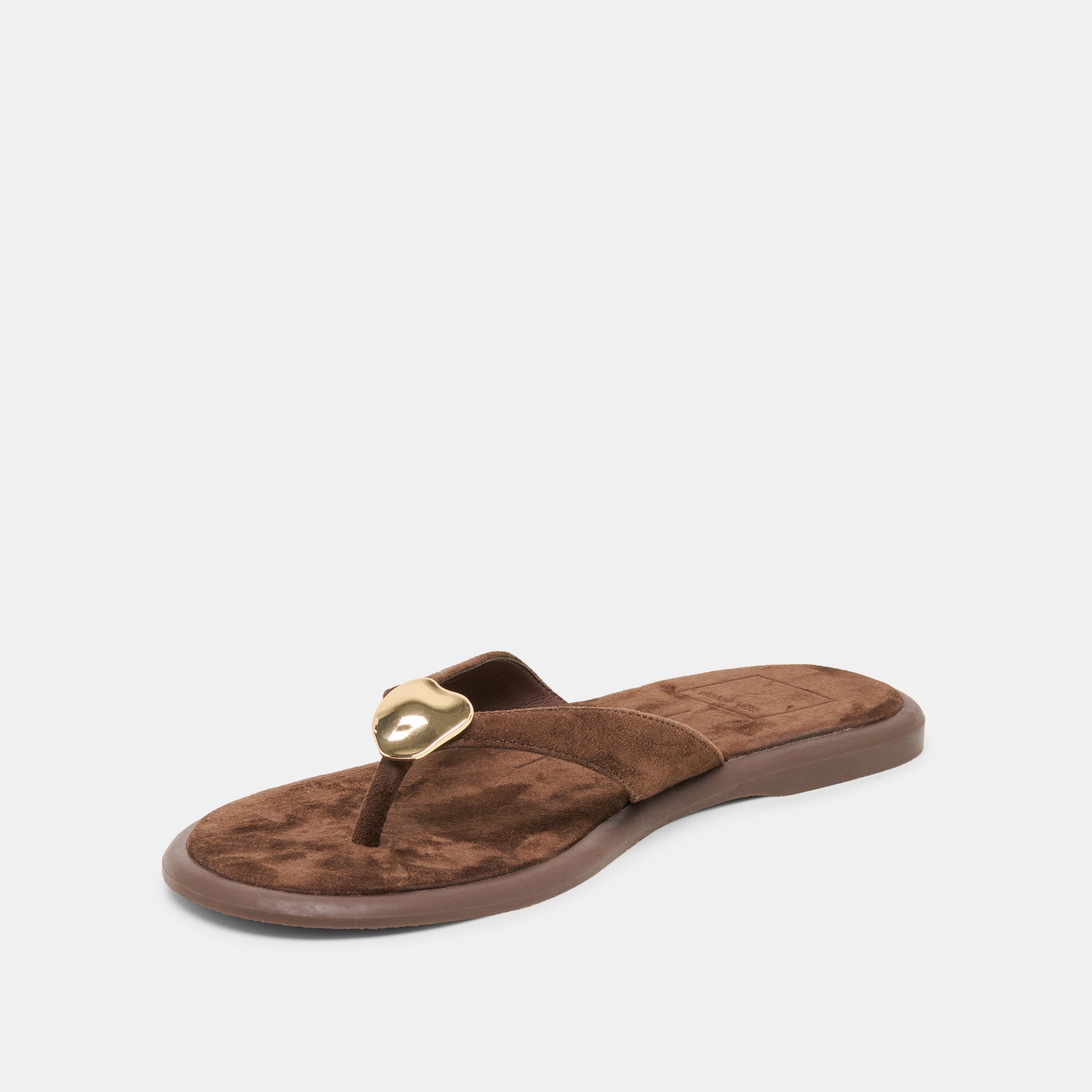 JAINA SANDALS DK BROWN SUEDE - view 4