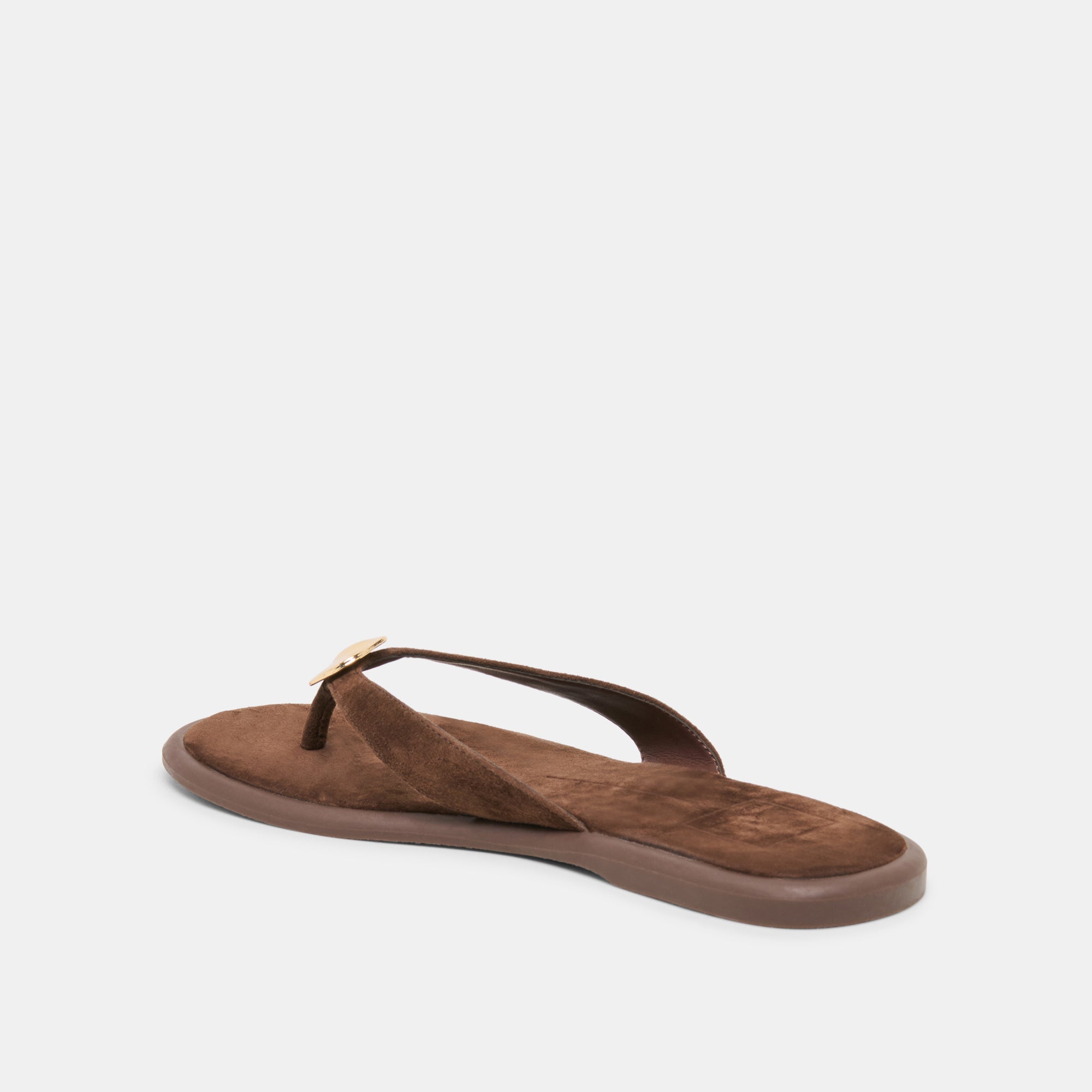 JAINA SANDALS DK BROWN SUEDE - view 5