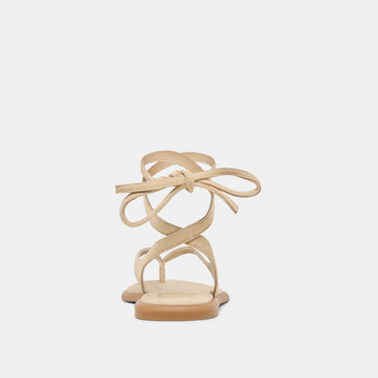 JAYDEN SANDALS ALMOND SUEDE