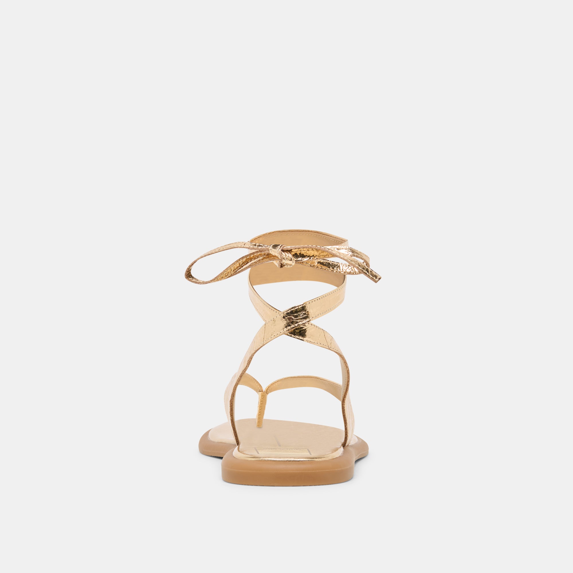 JAYDEN SANDALS GOLD DISTRESSED LEATHER - view 9