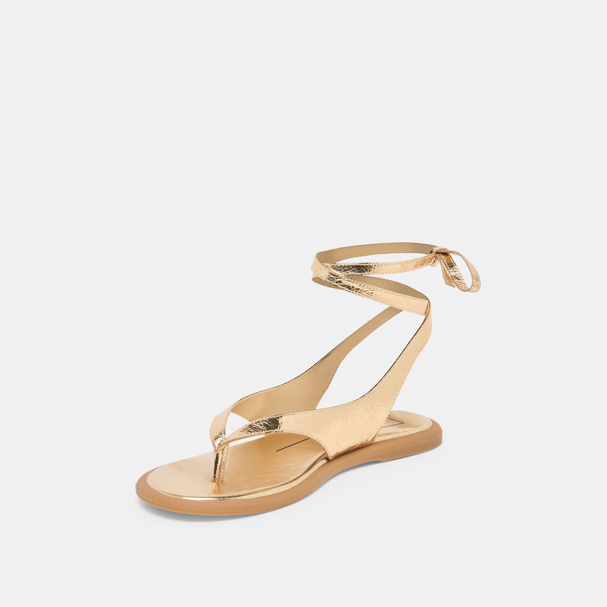 JAYDEN SANDALS GOLD DISTRESSED LEATHER - view 6