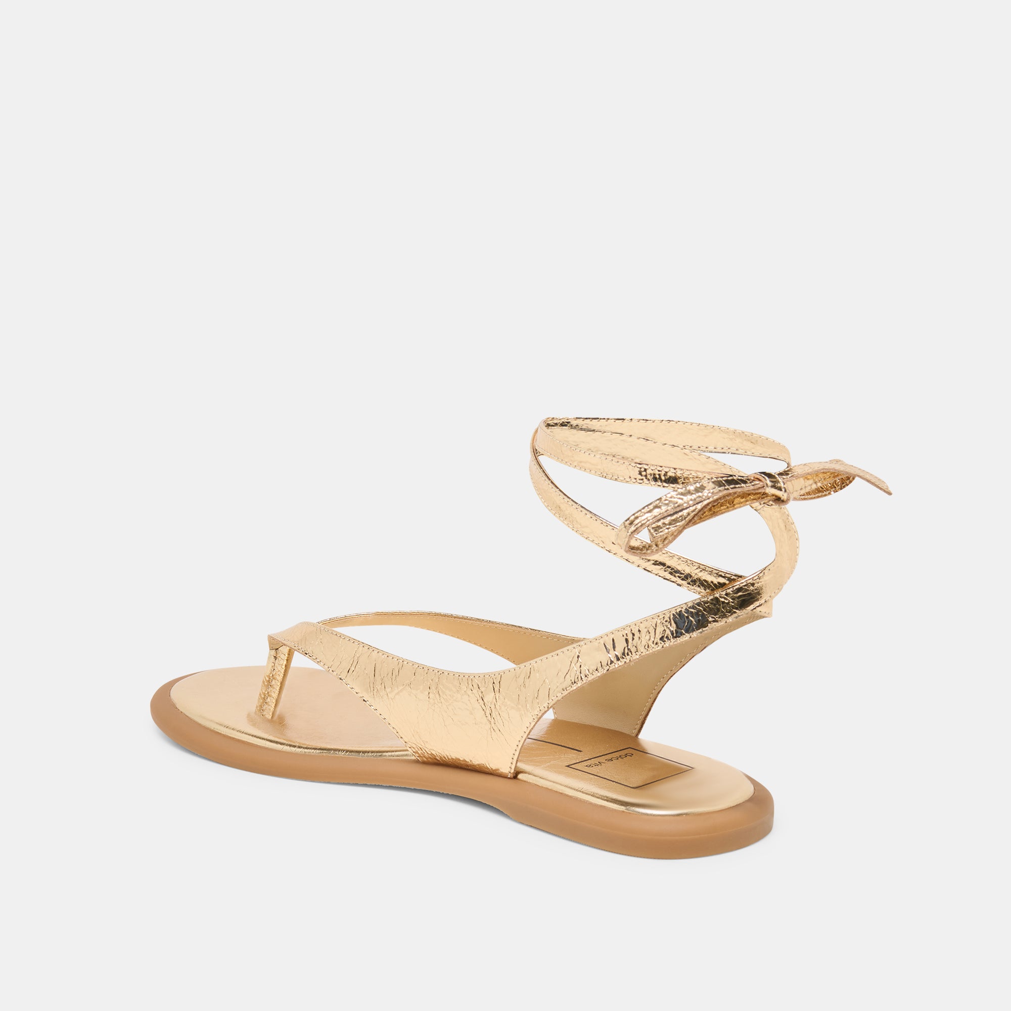 JAYDEN SANDALS GOLD DISTRESSED LEATHER - view 7
