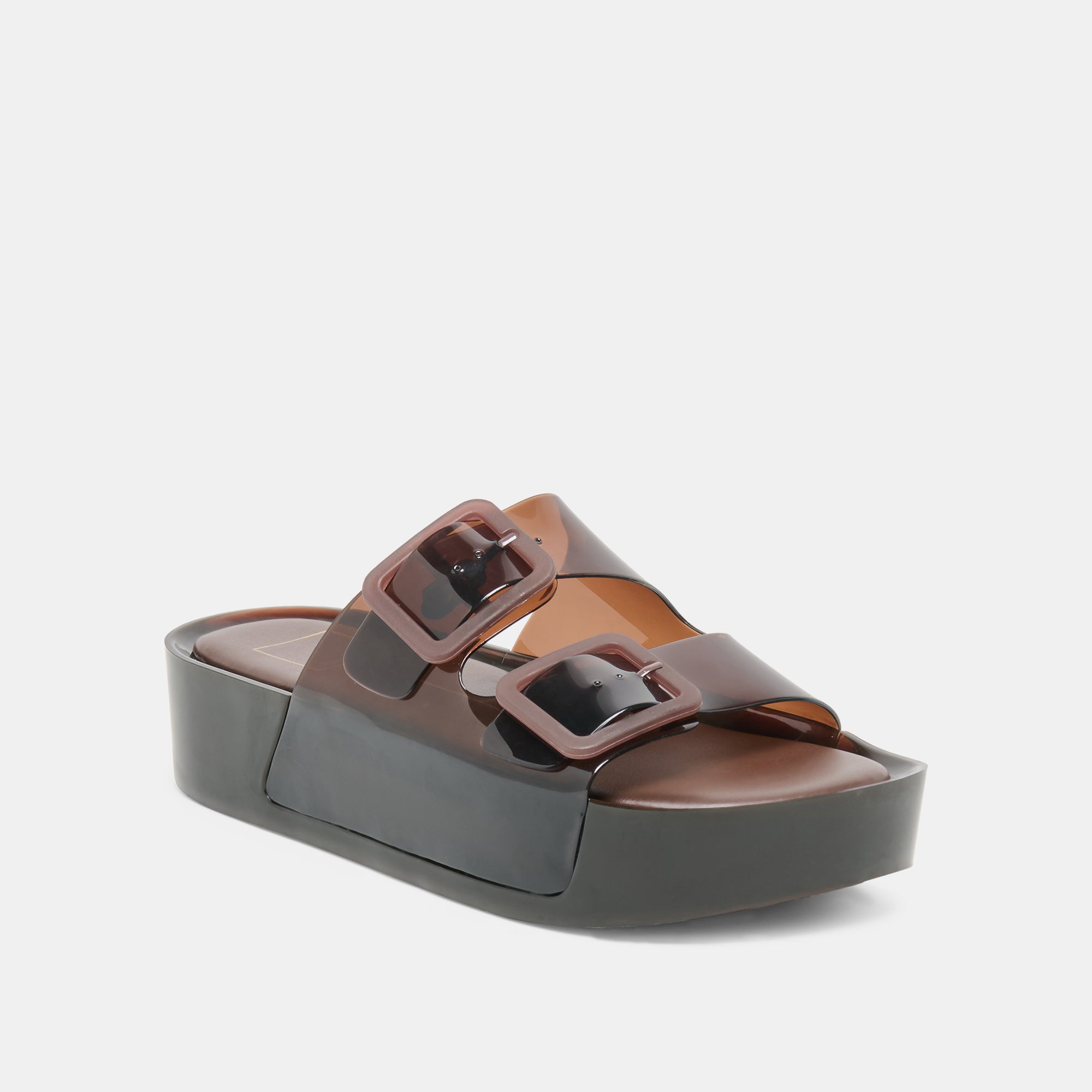 JULIO X SANDALS CHOCOLATE VINYL - view 2