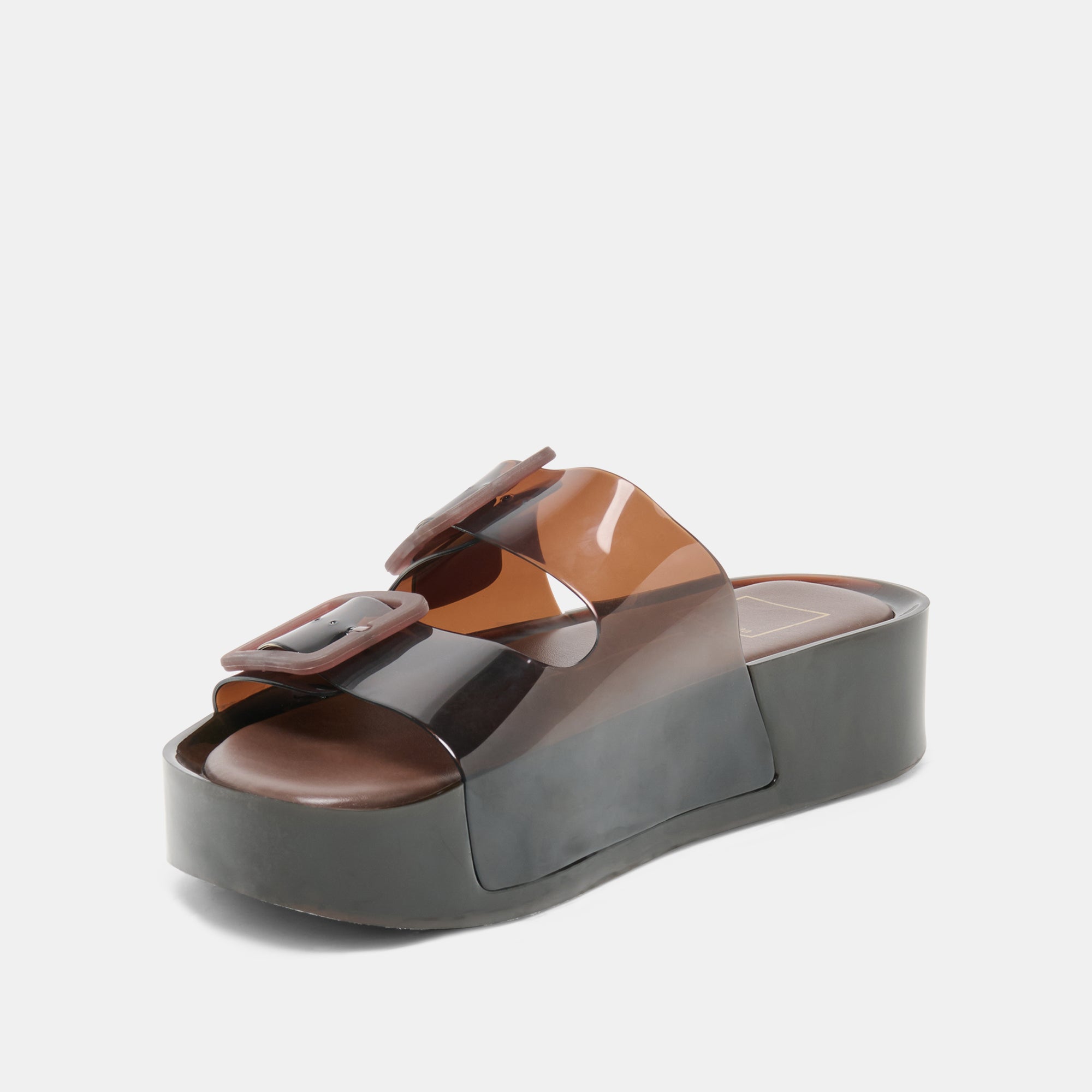 JULIO X SANDALS CHOCOLATE VINYL - view 4