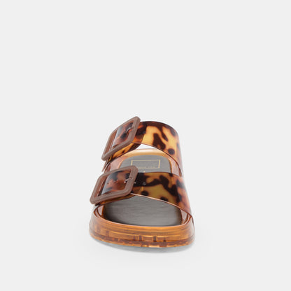 JULIO SANDALS TORTOISE VINYL
